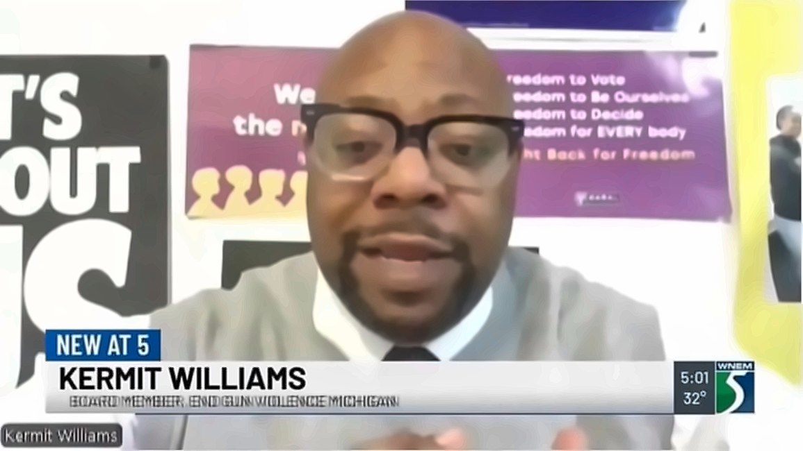 Kermit Williams on a WNEM TV5 news broadcast